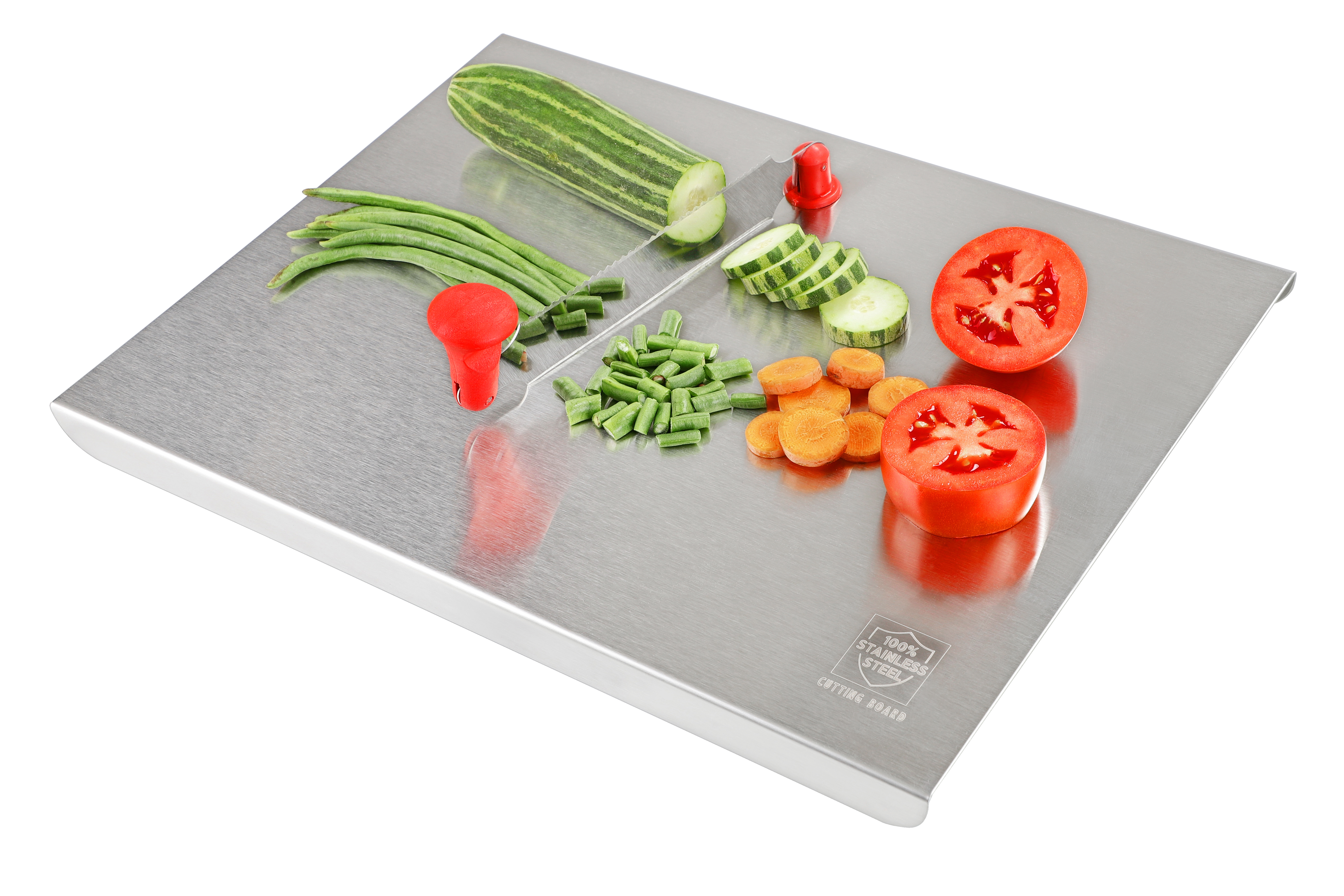 Side View 3 - Stainless Steel Cutting Board